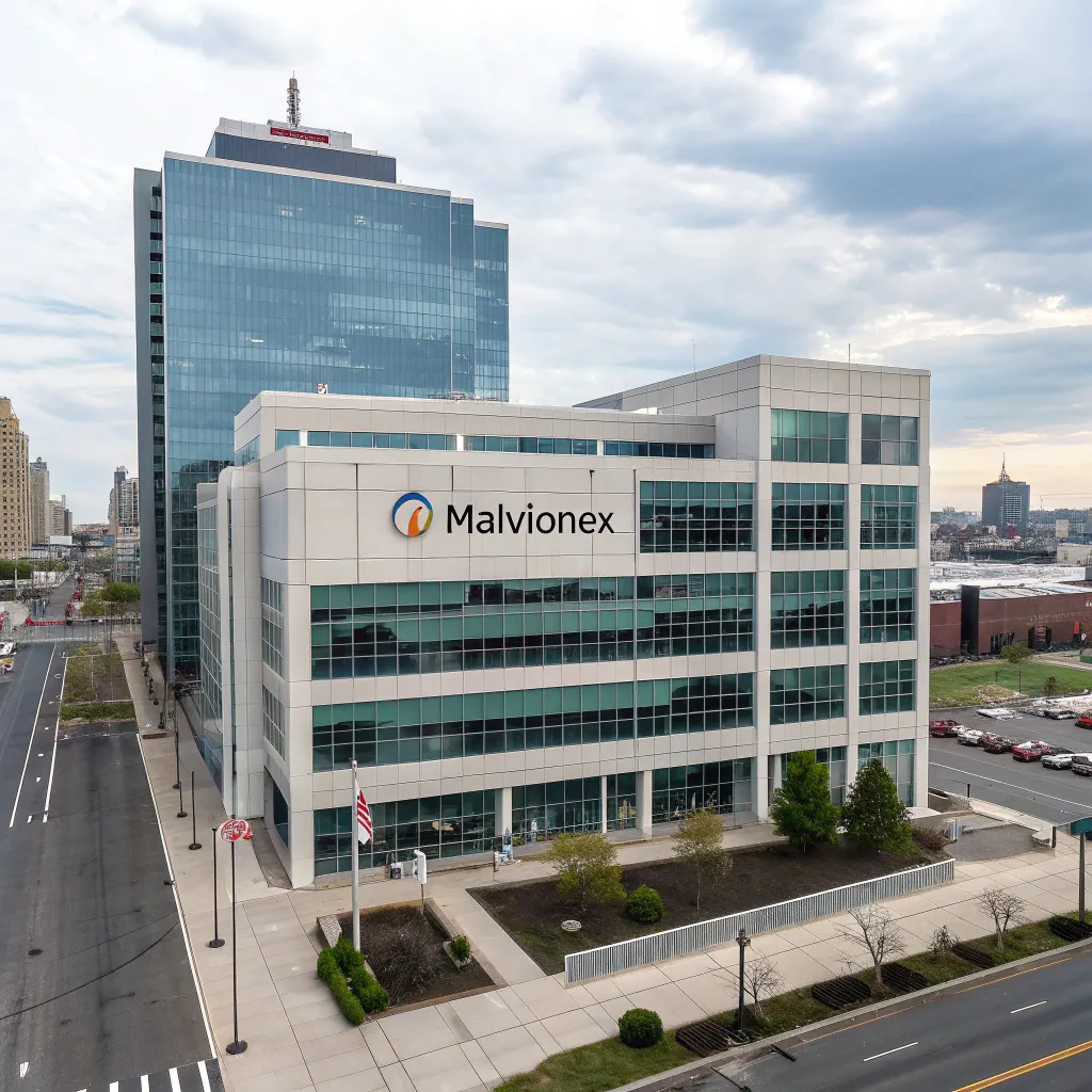 Office building of Malvionex in Newark, NJ