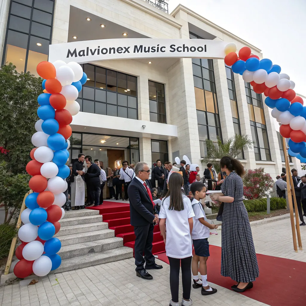 The inception of MALVIONEX music school